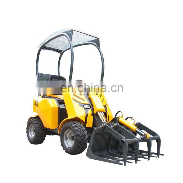 garden machine mini loader skid steer with snow plow attachment sbest price snow blower