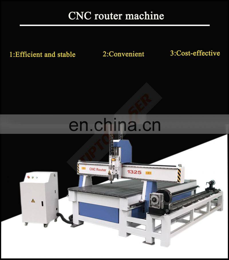 Furniture China NC-studio Controller CNC Wood Router 1325 With Rotary axis For Wood MDF Acrylic PCB