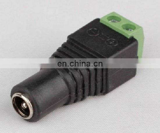 DC Power Cable Female Plug Connector Adapter Jack 5.5*2.1mm to connection led strip