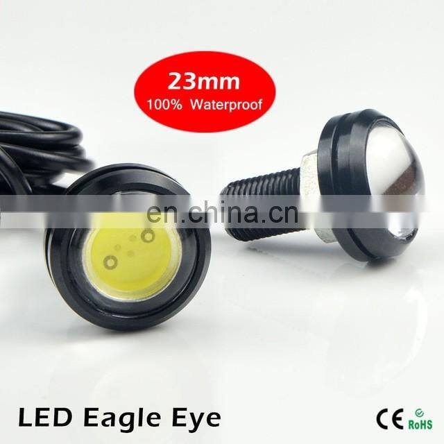 1PCS 23MM LED Eagle Eye Light Daytime Running DRL Tail Backup Light Car Motor