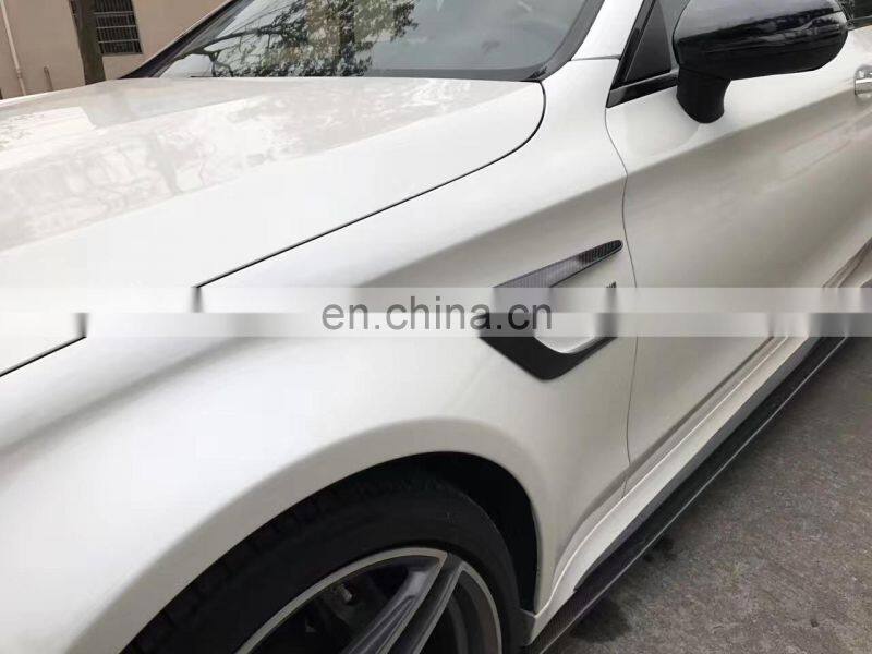 Front Fender Scoop Vents Trims for Mercedes Mercedes Benz C-Class W205 C63 AMG 15-17