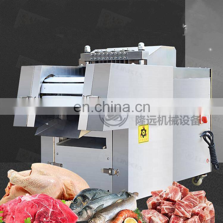 Automatic frozen meat block cube cutting machine poultry cutter price