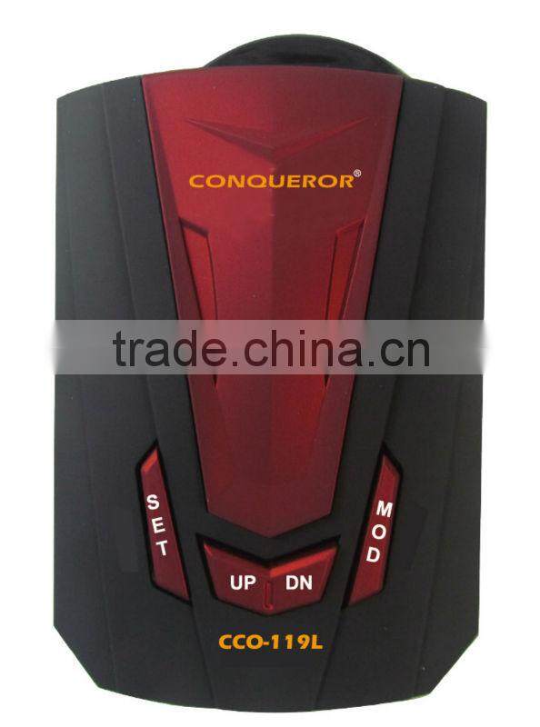 Original Conqueror GPS Radar Detector CCO-119L (2 in 1)