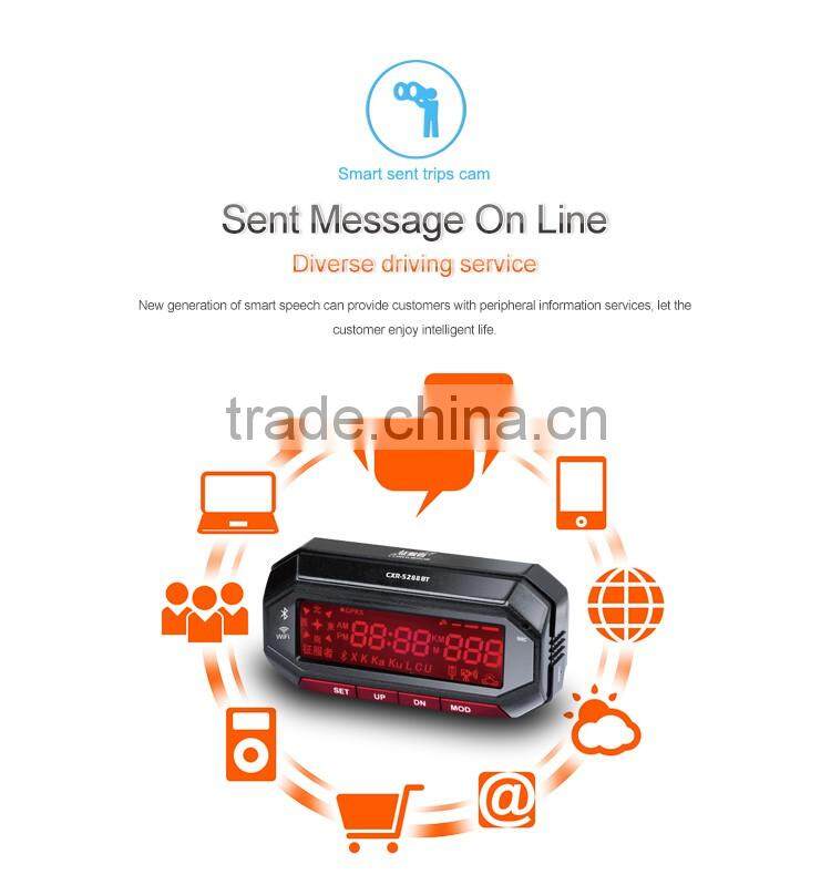 Conqueror radar detector gps tracker