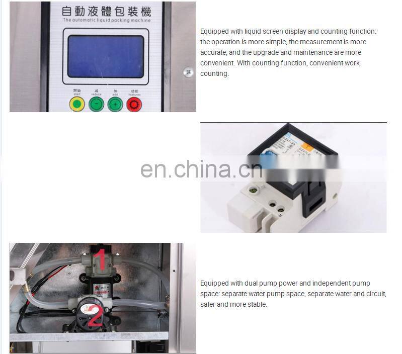 Industrial Good Quality Small Semi Automatic Liquid Filling Packing Machine