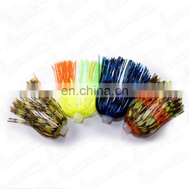 2.5 Inches Fishing Lure Parts Rubber Skirts Fishing Bait Skirts