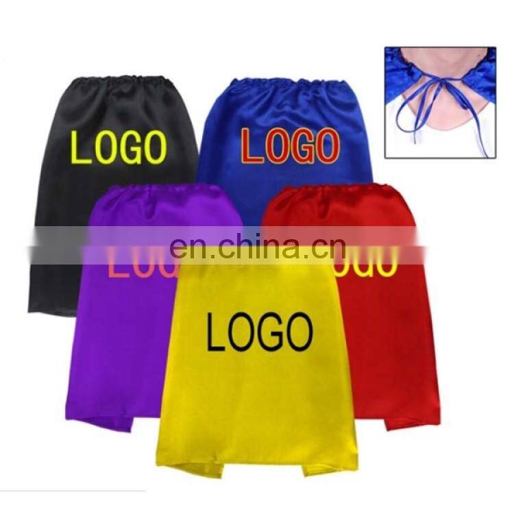 Made in China Halloween Cosplay Satin Children Cape for Boys and Girls