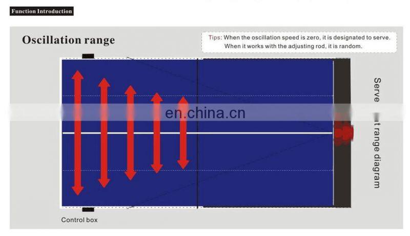 Variable speed table tennis machine pingpong ball machine table tennis robot