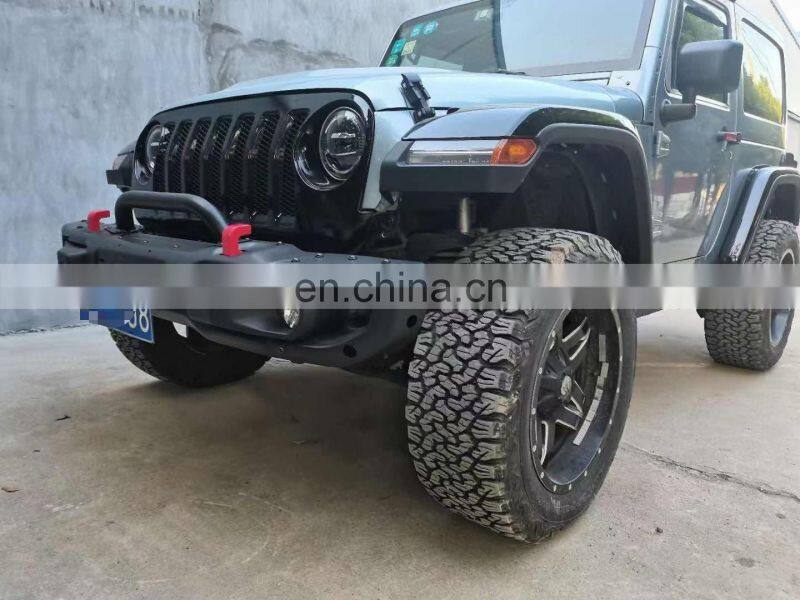 JL Style Black Mesh Car Front Grille for Jeep for Wrangler JK 2007-2017
