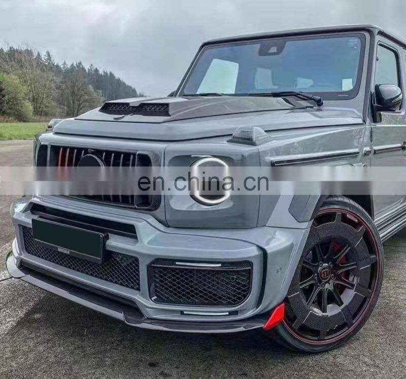 Runde Bra bus Rocket 900 For Mercedes-Benz W464 G63 Upgrade Dry Carbon Fiber Body Kit Front Rear Lip Grille WheelEyebrow Spoiler