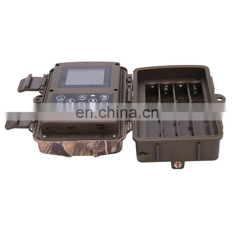 2020 New infrared security trap camera outdoor battery powered 20MP thermo trail camera for hunting