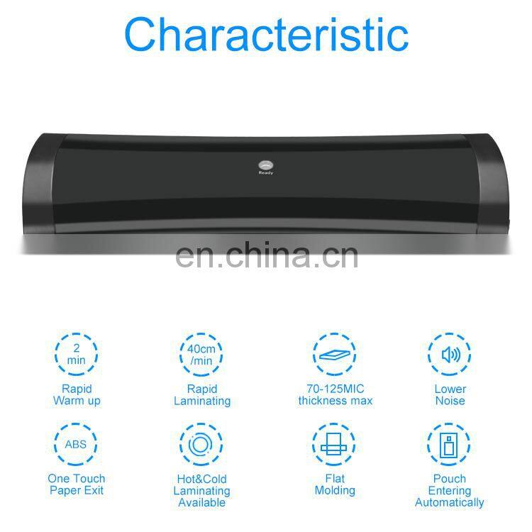 Value Automatic Small electric hot roll laminator 230MM plastic laminatormachine lamination machine a4 size plastificadora price