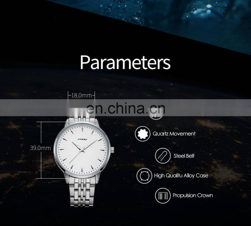 SINOBI Watches Wrist Men S9823G Classic Vintage Male Handwatch 2021 Minimalist Style Daily Men Watch Boyfriend's Gift Watches