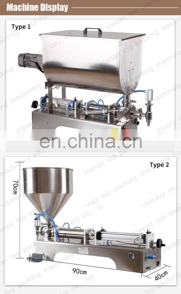 Automatic vertical pouch chili sauce paste liquid filling machine