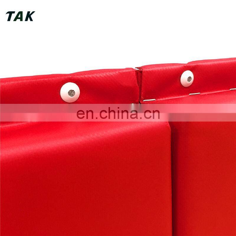 Antibacterial Phthalate Free 18oz Vinyl Fabric Custom Gym Wall Padding