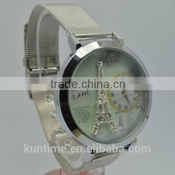 Beautiful Bracelet Style Lady's Crystal Quartz Wrist Watch