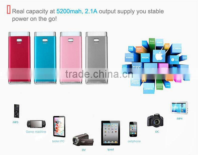 5600 mah 6000 mah Fast power bank external battery charger gift portable power bank charger