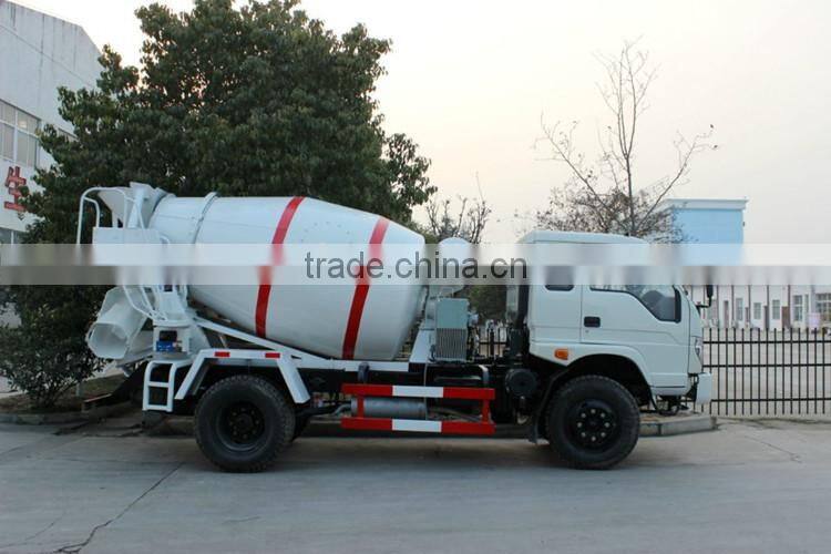 2015 factory supply RHD and LHD Foton 4m3 mini concrete mixer