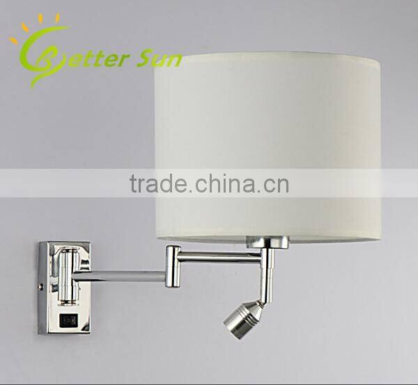 Linen Fabric LED Wall Lack Light/Wall Bracket Light Fitting/Indoor Wall Light