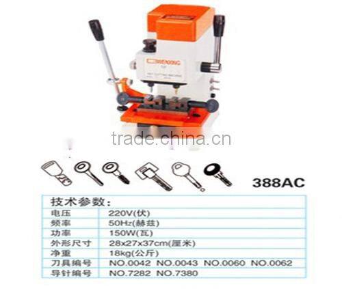 Wenxing 388AC key cutting machine with vertical cutter