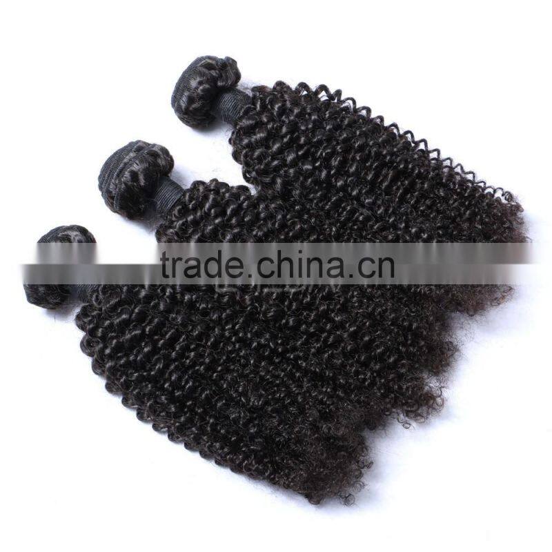 Full cuticle kinky baby curl sew in hair weave, can change color and texture, have in stock could do fast delivery