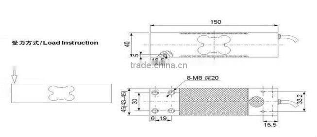 IP65 speed sensor of aluminium alloy single ended