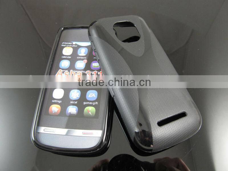 X line for Nokia ASha 311 rubber cell phone case