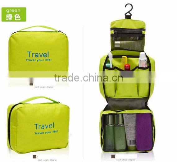 2015 Fashion Makeup Bag Women's Handbag Multifunctional travel cosmetic bag Travel Organizer Bag