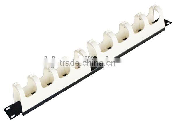 1U cable wire management plastic rings
