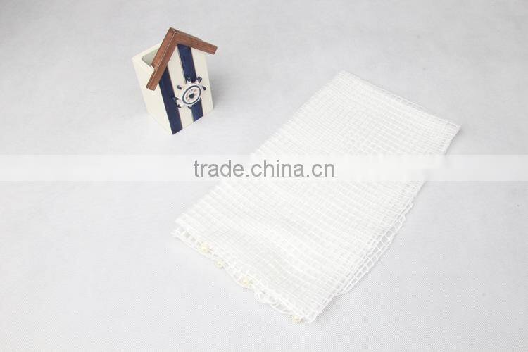 Wholesale Autumn Winter Latest Fashion Cute Lovely Pearl Beads Gauze Lace Girl Scarf