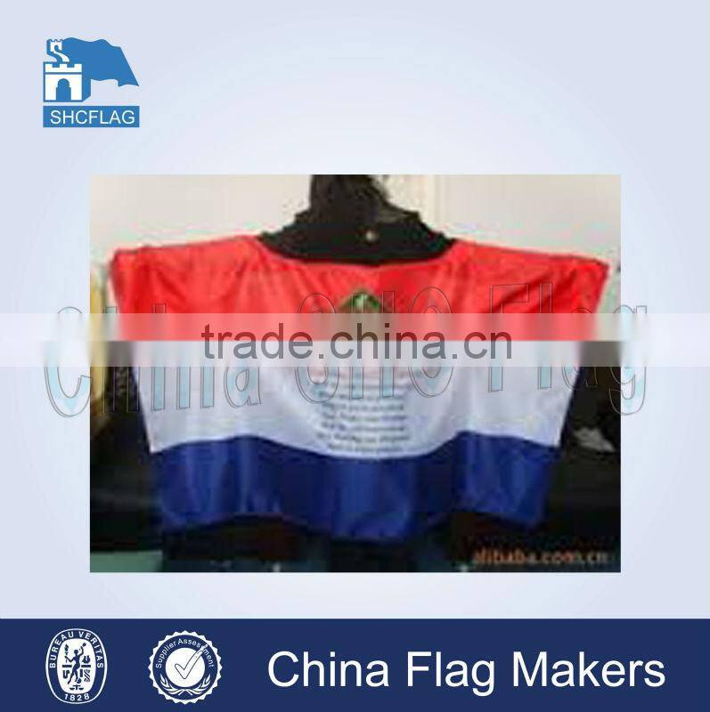 100D polyester custom printed body cape flag