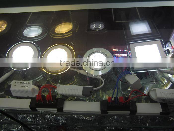 warm white and cool white glass led panel light, SMD5730 led light panel glass, dimmable backlit led panel light