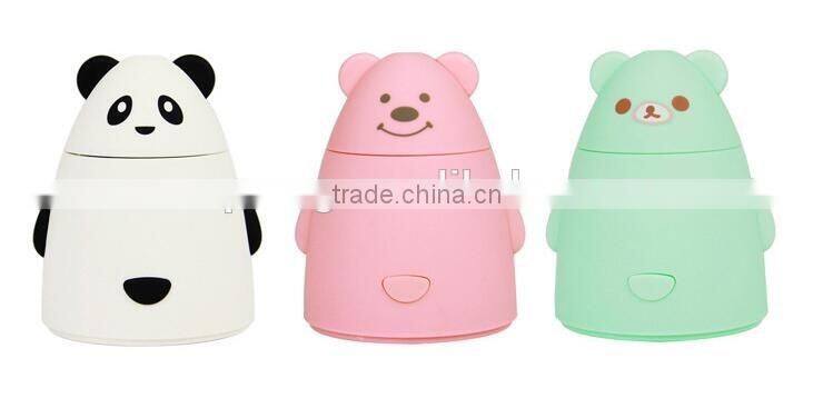 2016 Aroma Diffuser Aromatherapy Air Purifier LED USB Cartoon Cute Panda Humidifier