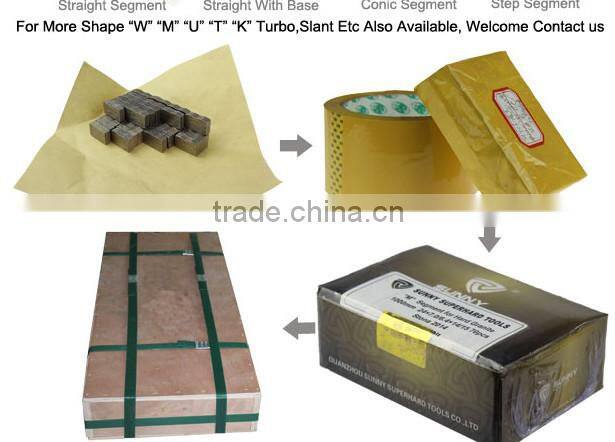 Diamond segment for cutting Granite Sandstone Lavastone Andesit Basalt Hot sell