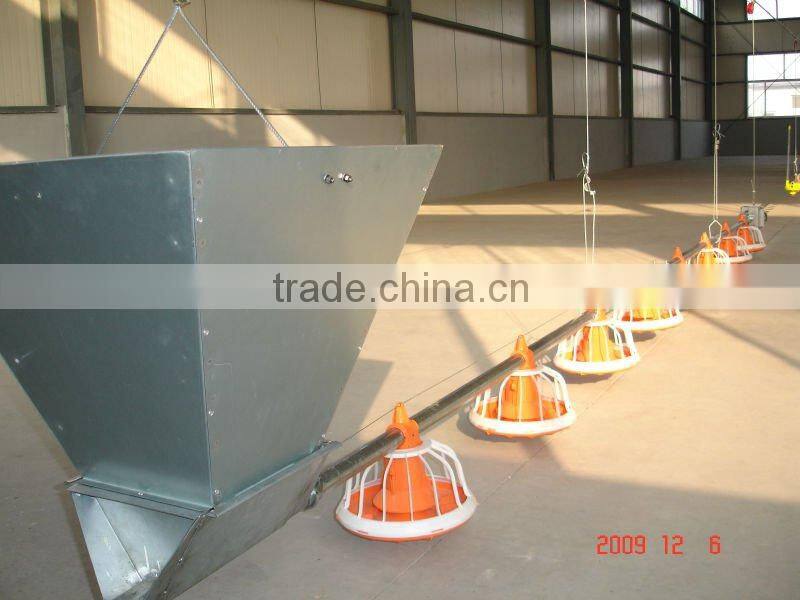 Automatic poultry feeding pan system