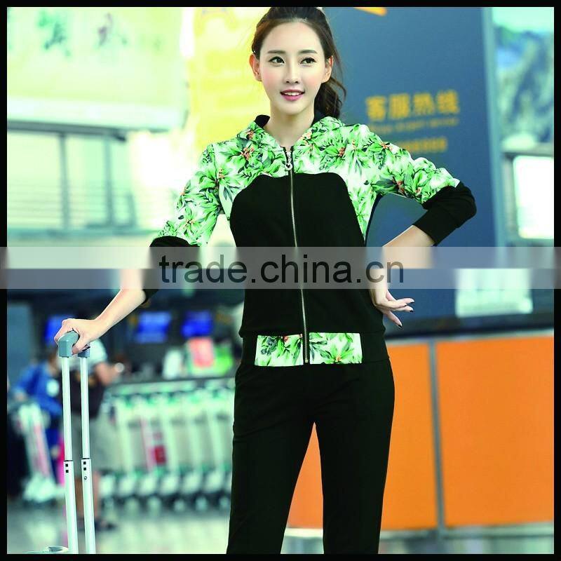 Wholsale women jogging suit, Customized warmming up suit, sports suit