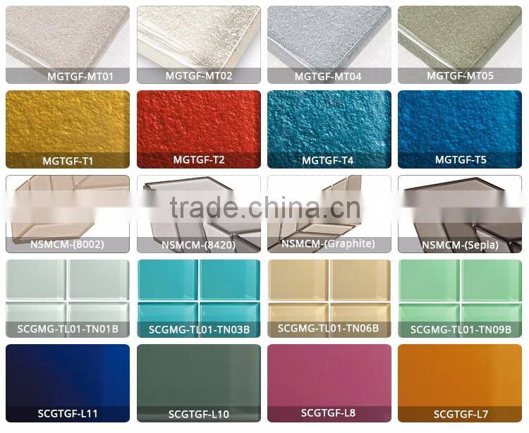 Glass Tile for wall use featured wall background(GT-VP01)