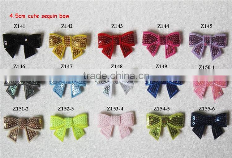2015 Hot-selling Handmade 2.5" Glitter Hair Bow,Hair Bow Accessory