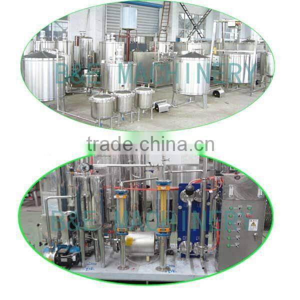 Automatic can juice filling production line