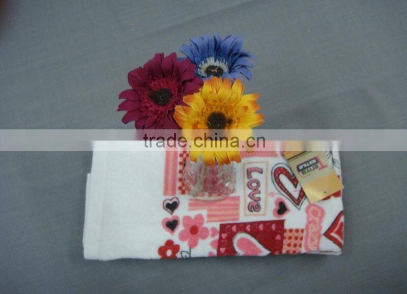 DF06 100% Cotton Printing Velour kitchen towel