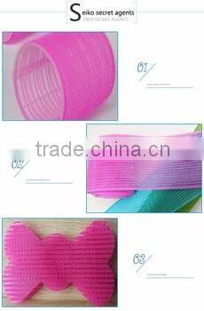 Hot colors magic tape foam hair rollers