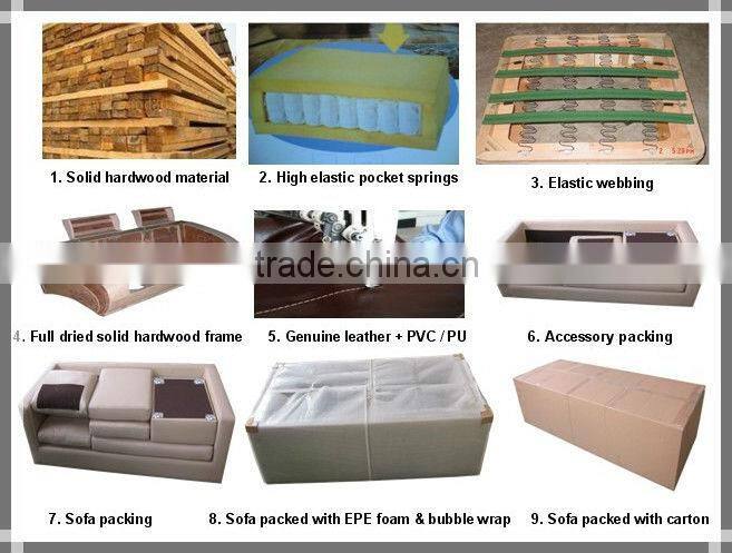 2014 hot selling function fabric sofa