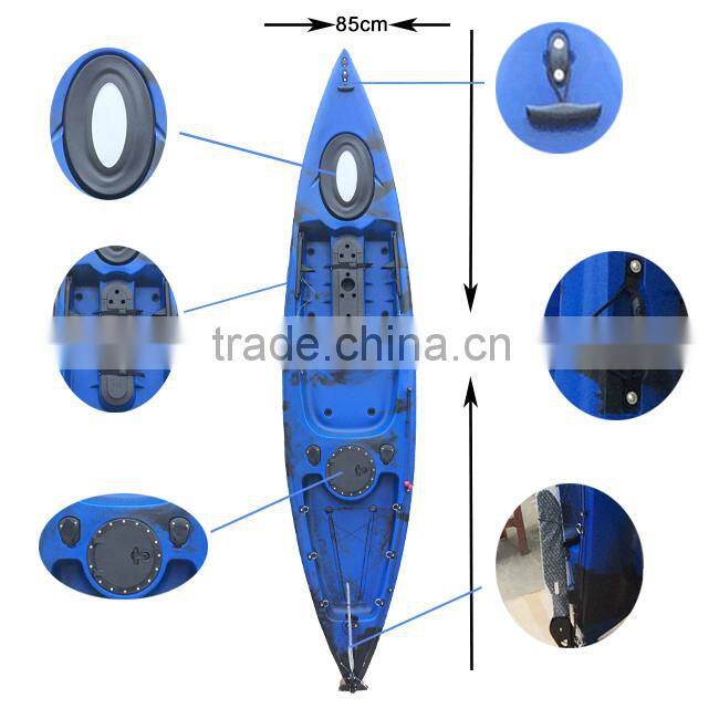 new style entertaining plastic canoe kayak