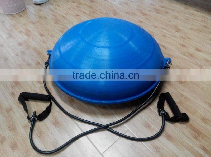 55cm Half Balance Gym equipment ball With Strap
