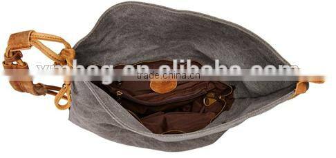 New women's classy looks cool simple style casual canvas handbag