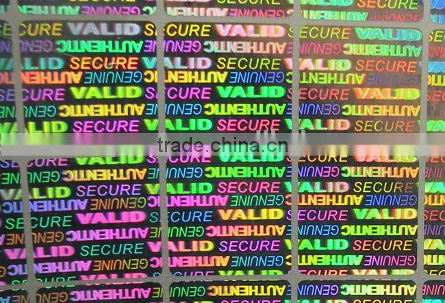 Custom hologram sticker for sale