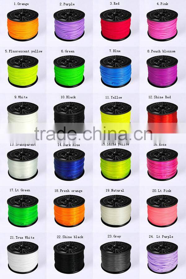 Wholesale 1.75mm/3.00mm 3d printer filament, Nylon welding rod for 3d printer,nylon filament for 3d printer1kg/spool