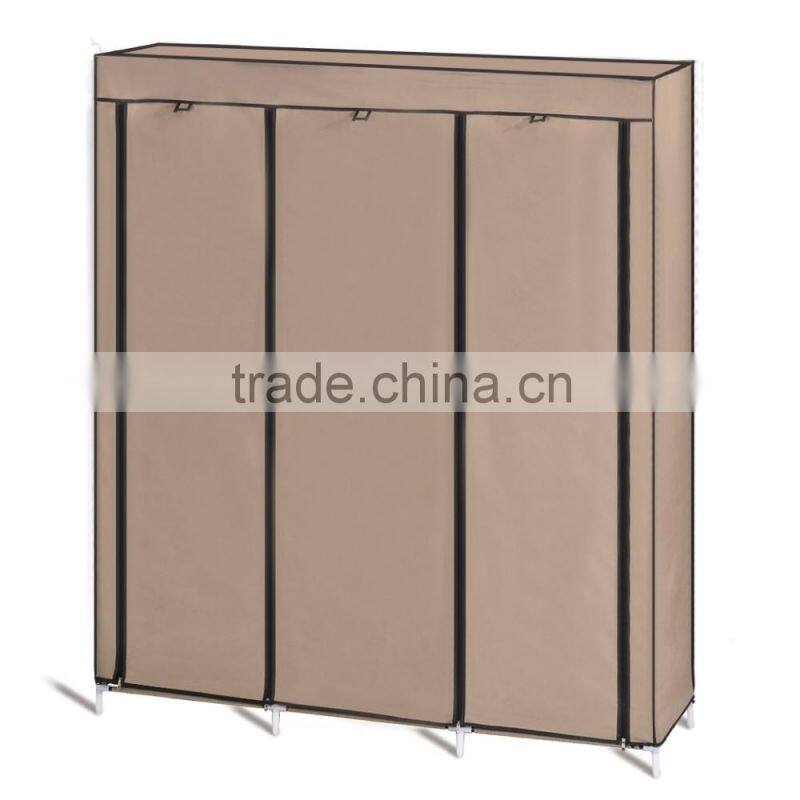 DIY Furniture Portable Folding Fabric Cloth Steel Frame Wardrobe Closet Home Clothes Storage Cabinet OS003666