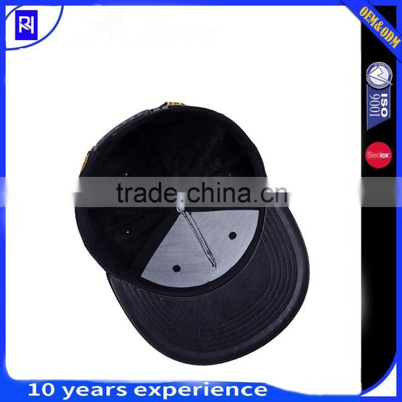 New fashion 5 Panels 100% Cotton embroidered Costom Snapback cap 5 panel baseball hats
