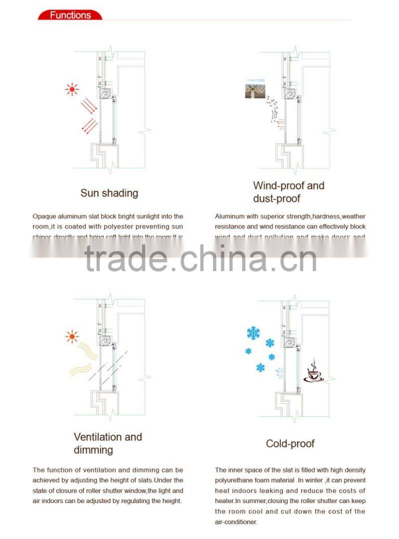 Factory automatic roll up shutter